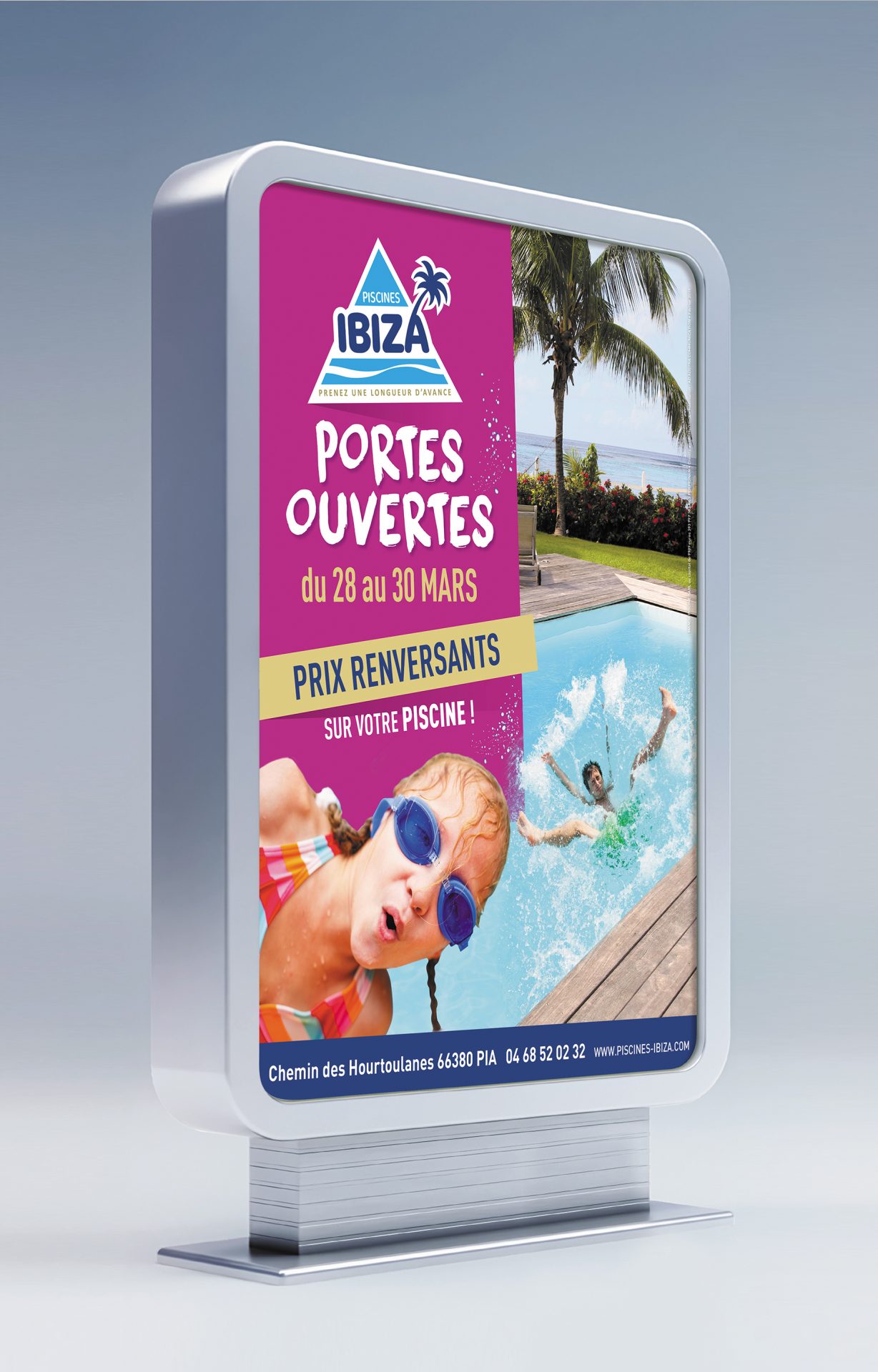Affiche Portes Ouvertes Ibiza 120x176