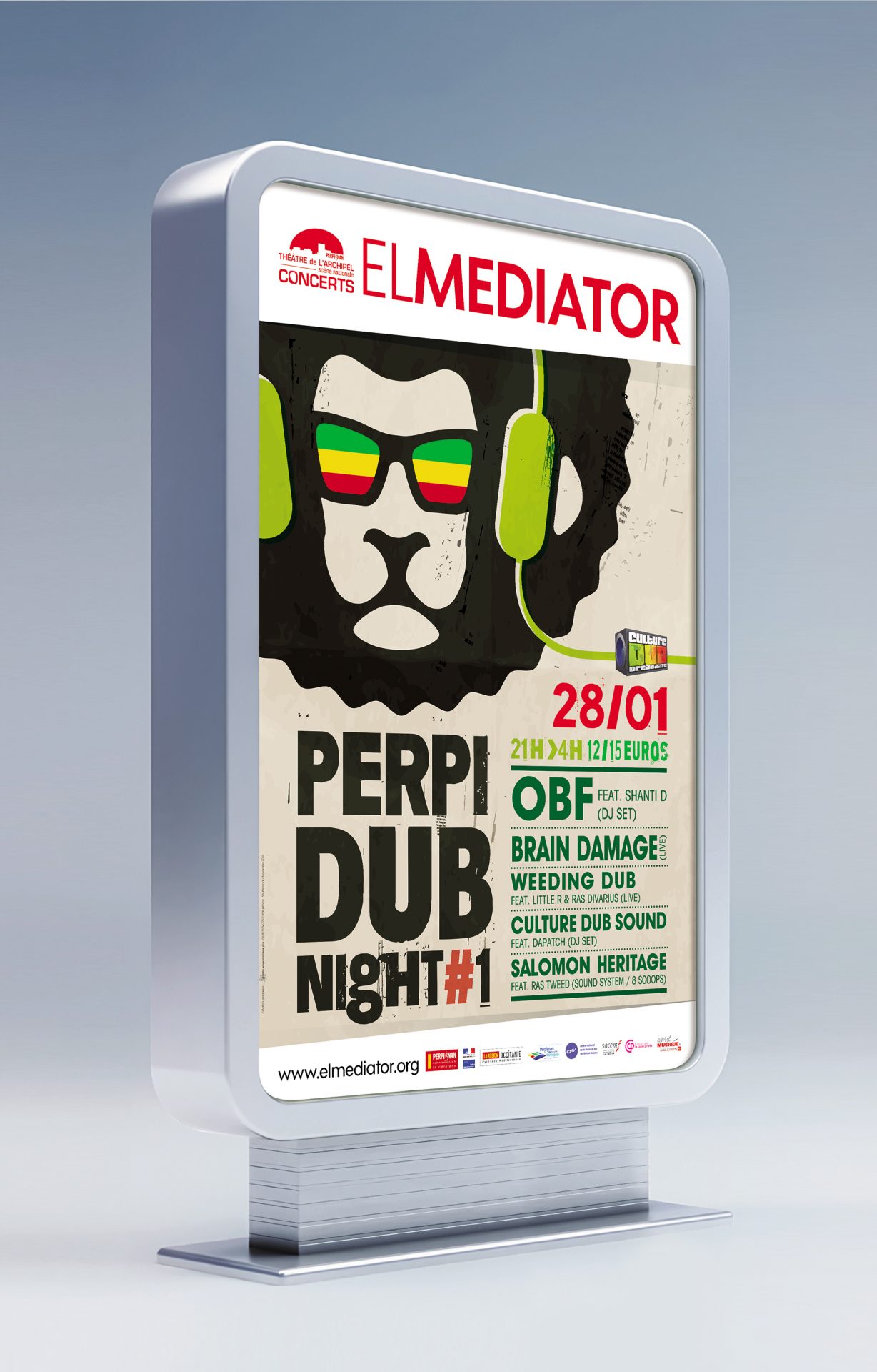 Affiche concert Perpi Dub Night 1
