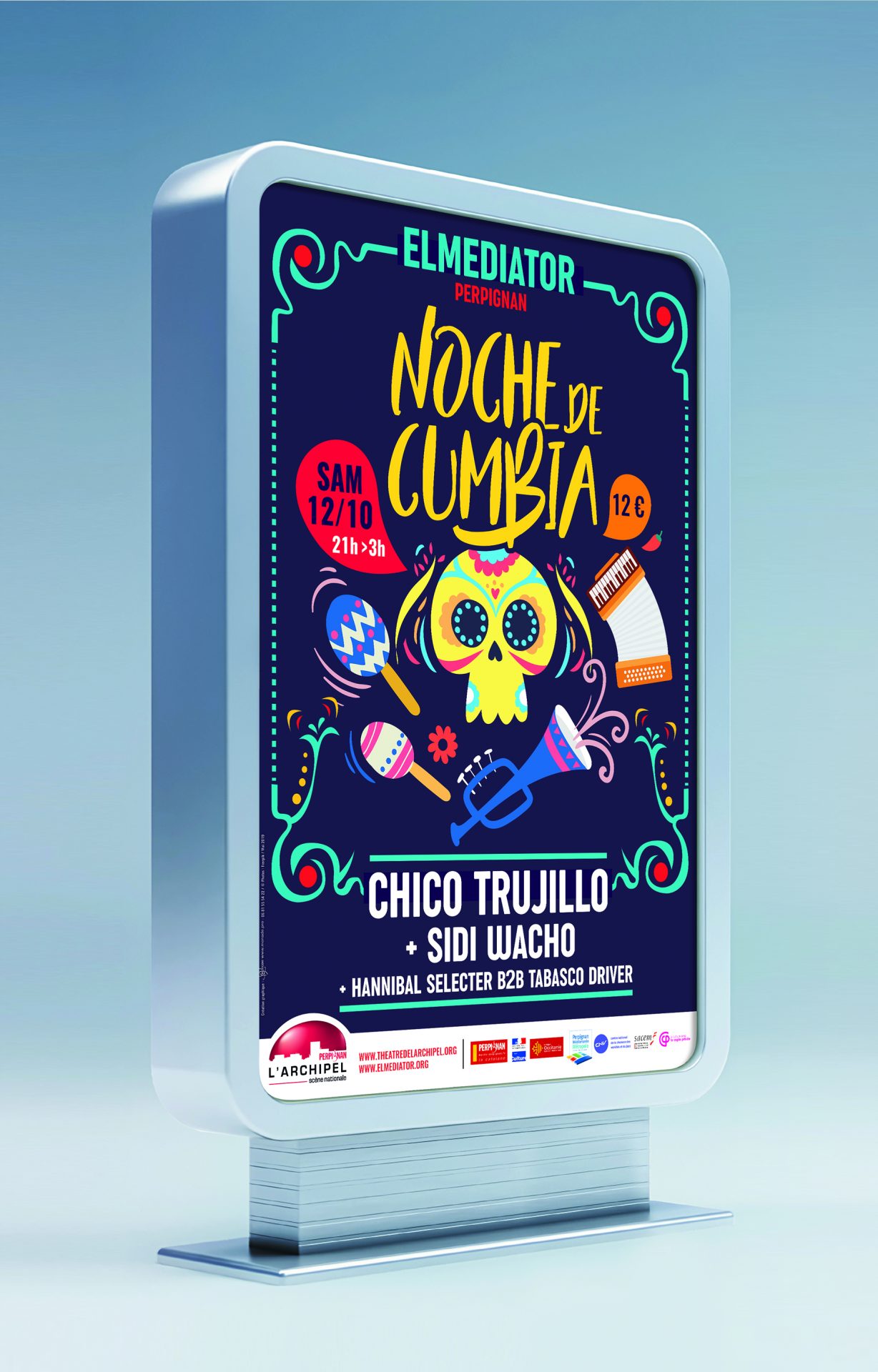 Affiche concert Noche de Cumbia